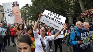 مظاهرة معارضة للإجهاض